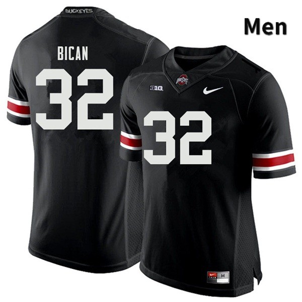 Men's Ohio State Buckeyes #32 Luciano Bican Black Authentic College Stitched Football Jersey 23GM040FQ